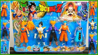 5 Bonecos Dragon Ball Super - Goku,Son Gohan,Trunks,Bills,Vegeta - Coleção Dragon ball Z