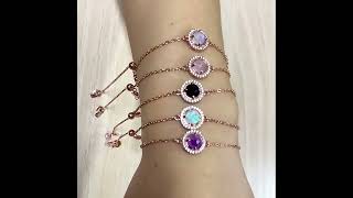 Natural Birthstone Bracelets💕❤️‍🔥