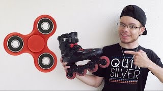 FIDGET SPINNER BEARINGS ON INLINE SKATES !! Are They Good?