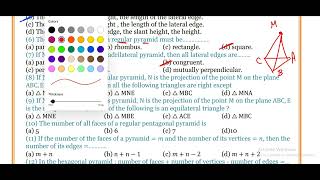 Mr.Eslam Sayed Sec.2 Applied H.W.  "The Pyramid" Solid Geometry