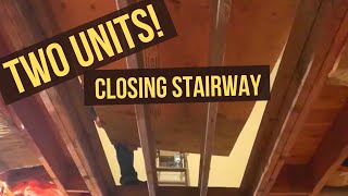 How TO Close A STAIRWELL / STAIRWAY Hole