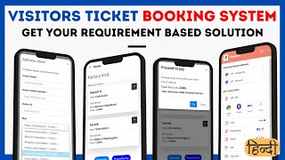 Visitors Ticket Booking System - Custom Requirements Business Solutions Development by Rappid.in