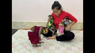 OMG!! Brother Sovan Fastest Lip Smacking To Chase Sister Jula Away From Mom Hug With Much Jealousy,