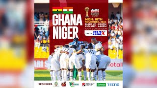 AFCONQ - POST-MATCH TO GHANA VS NIGER