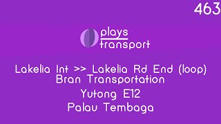 Route Visual | ROBLOX | Bran Transportation | Service 463 | Lakelia Int - Lakelia Rd End (updated)