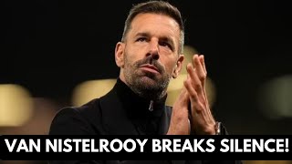 Ruud van Nistelrooy BREAKS SILENCE on His Man United Departure !