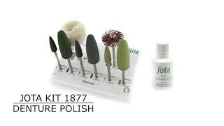 Применение набора Jota Kit 1877 (denture polish).