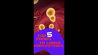 How to Lower Cholesterol Naturally? 5 Food That Lower Cholesterol / Nutrition Facts #SHORTS