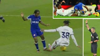 Destiny Udogie red card - Chelsea Red Card vs Destiny  vs Tottenham