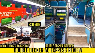 Double Decker AC Express Review | KSR Bengaluru-MGR Chennai Central | AK VLOGS AND TRAVELS