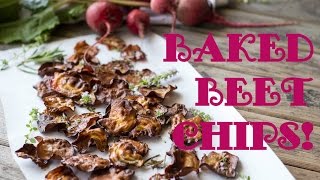 Oven Baked Beet Chips!