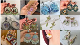 Resin Earrings Ideas #colorsoflifewithmusfira