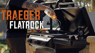 NEW Flat Top Griddle CHAMP?? | Traeger Flatrock Unboxing, Seasoning, and First Look