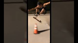 Draven films me do a 360 flip over a cone in a Puka #skateboarding