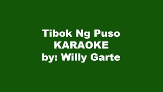 Willy Garte Tibok Ng Puso Karaoke