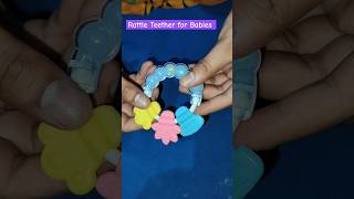 Baby's First Teether Toy | Rattle Teether for Teething Relief #babyproducts #TeetherToys #Babycare