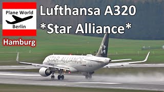 Lufthansa Airbus A320 *D-AIZN* "Star Alliance" Takeoff from Hamburg Airport