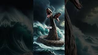 Leviathan: The Epic Bible Sea Monster revealed! #shorts #god #monster