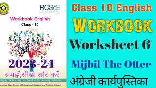 Class 10 English Workbook Worksheet 6/Class 10 English Worksheet 6/Mijbil the otter/अंग्रेजी वर्कबुक