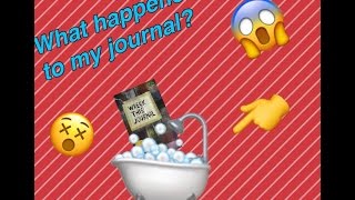 Wreck this journal Thursdays| what happened to my journal