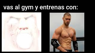 vas al gym y entrenas con... | Mr Increible afortunado  #gym #mrincreible #memes