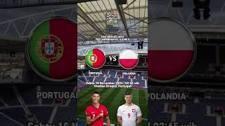 Portugal vs Poland #uefanationsleague #portugal #poland