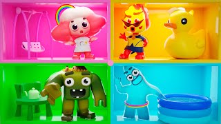 Four Colors Playhouse Challenge | Vavaloo Kids Songs