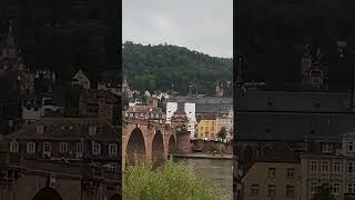 Walk around Heidelberg, along the old bridge. Germany. Baden Württemberg. #tram #travel #germancity