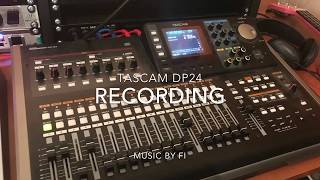 Tascam DP24 - Computer free recording process