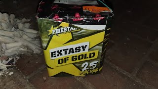 Extasy of gold 25 shots - Firestar by Geisha Fireworks Vuurwerkmania