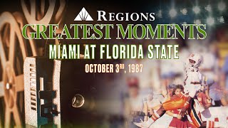 Greatest Moments S2 Ep 2: 1987 Miami vs. Florida State |  @cfbhall