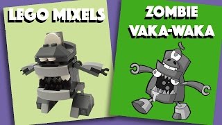 LEGO Mixels - Zombie Vaka-Waka - Stop Motion Build (How to Build)