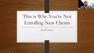 Not Enrolling Enough Customers?? Here's WHY!!