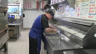 Domino's Pizza In Making.