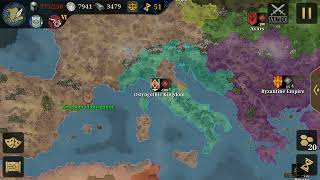 European war 7. Take capital Ravens and call the surrender Ostrogothic Kingdom.