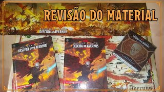 [Revisão RPGística] Descida ao Avernus: Livros, Escudo do Mestre e Dados