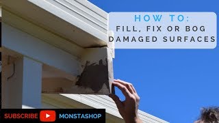 How to: fill, fix or bog damaged surfaces with Patch It