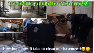 How long does it take to clean our basement?