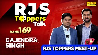 RJS Topper Talks | Meet-up with RJS Gajendra Singh | Law Prep judiciary