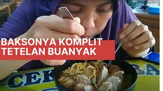 MAKAN BAKSO KOMPLIT | TETELAN BANYAK