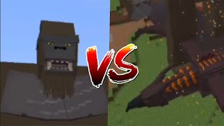 конг VS родан. Майнкрафт. Битвы кайдзю #godzilla #kaiju #monsterverse #kaiju #Minecraft