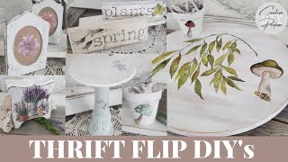 THRIFT FLIPS for RESALE🍃Upcycled Home Decor & Fixing Items I Damaged