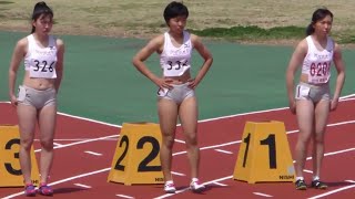 High School Girls Race The Women's 100 Meters