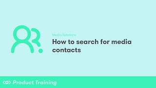 Media Relations: How to Search for Media Contacts