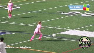 MPTS Sports, Memorial vs. Windham, Girls Soccer, 10/5/23