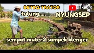 DETIK2 MESIN LUKU NYUNGSEP DI SAWAH, SEMPAT MUTER2 SAMPEK KLENGER.@pakjibro9322