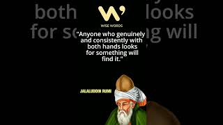 Jalaluddin Rumi | wise words #shorts