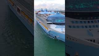 HISTORY IN THE MAKING ICON OF THE SEAS OFFICIAL SAILING FROM MIAMI