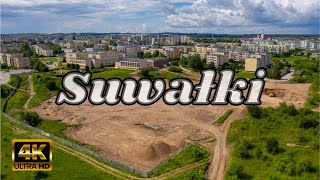 Modernizacja boiska przy SP5 - #Suwałki z drona - stan prac na 15.06.2022 4K