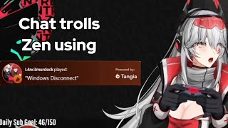 Zentreya gets trolled by chat using A Tangia sound Alert